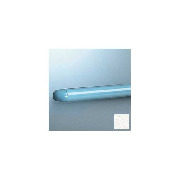 Pawling Accent Rail, Rounded W/Aluminum Retainer, 1-1/8"H x 12'L, White Sand EB-25-12-541 - main